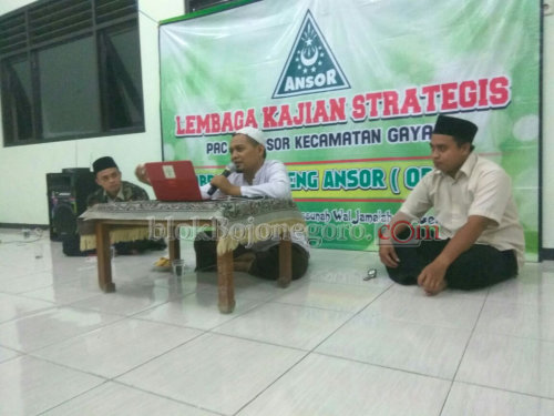 Ansor Gayam Ajak Kader Pahami Konflik Timur Tengah
